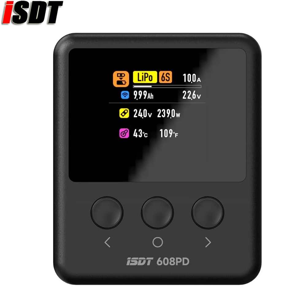 Toolkitrc M6Dac Smart Charger - ISDT 608PD Lipo Balance Charger Discharger,