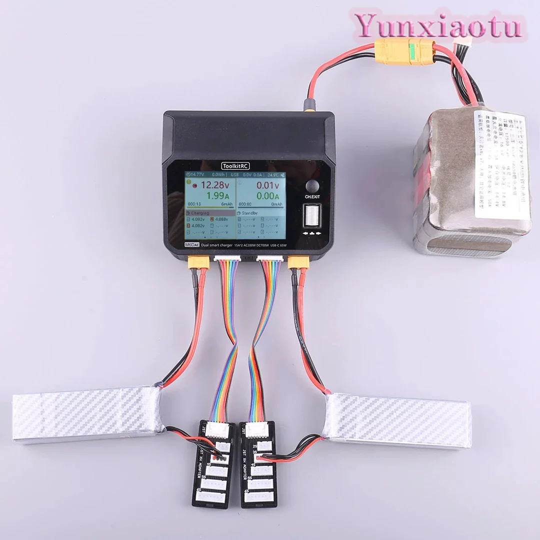 ToolkitRC M6DAC เครื่องชาร์จสม - Toolkitrc M6Dac Smart Charger บทวิจารณ์และราคา